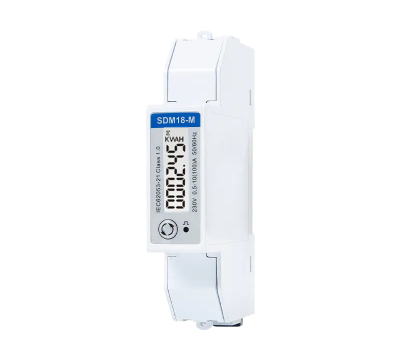 Mid Approved Single Phase 100a Din Rail Type Multi-function Ev Meter For Ev Charging Metering Eastron SDM18-M